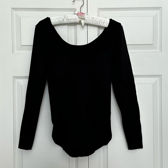 NEW SPANX Long Sleeve Base Body Suit FS6015 Very Black Size Medium - Picture 5 of 9
